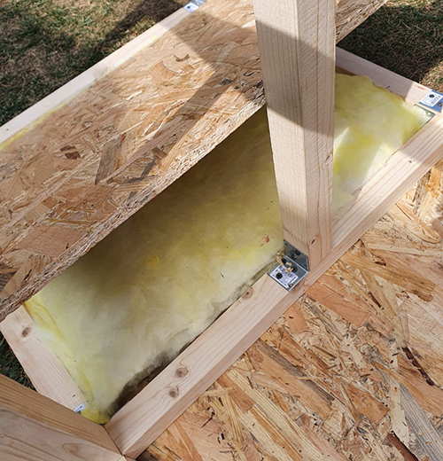 DIY Winter Doghouse Wood connections