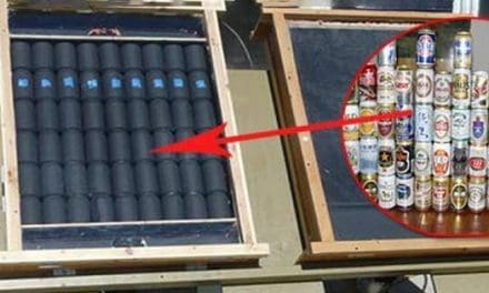 How To Build a Solar Heater from BEER cans for FREE