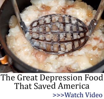 The Great Depression Food That Saved America
