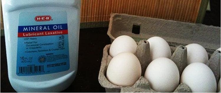 How to Keep Eggs Fresh for Months with Mineral Oil