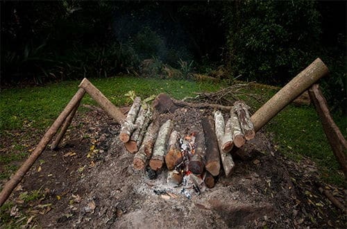 How To Make A Self Feeding Fire