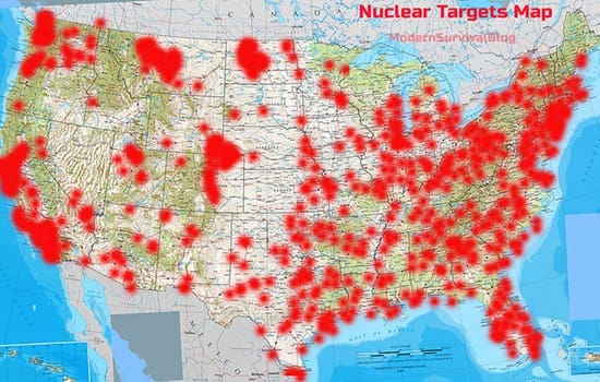 US Nuclear Target Map example 1