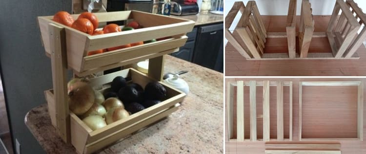 DIY Corner Vegetable Storage Bin