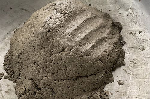 kneading papercrete process