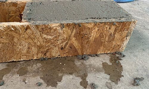 moulding papercrete bricks - final process