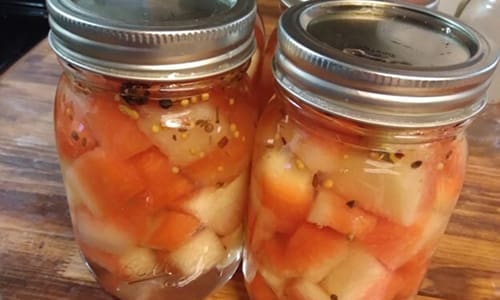 canned watermelon rinds the amish way