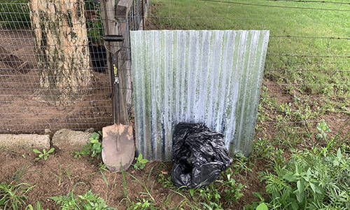 why you should bury a trashcan in your backyard