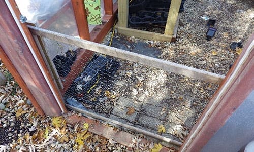 Greenhouse 101 - rodent proof