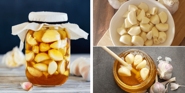 DIY Fermented Garlic In Honey