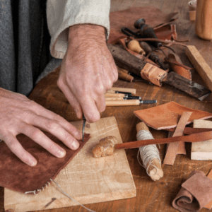 Working with leather