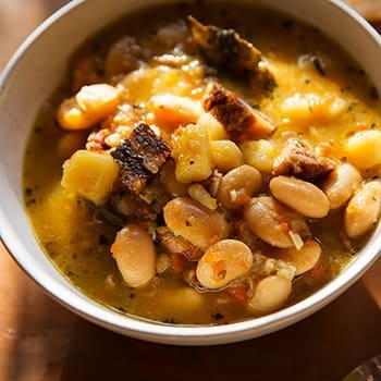 store bacon so it lasts for years with bacon and beans soup