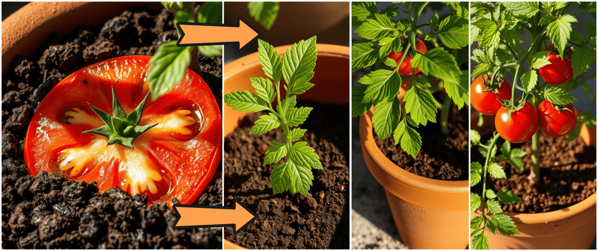 No Seeds Needed! How to Grow Tomatoes from a Single Slice
