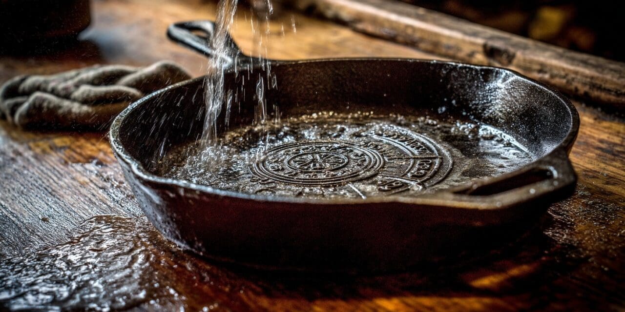 How to Clean a Cast Iron Skillet – The RIGHT Way