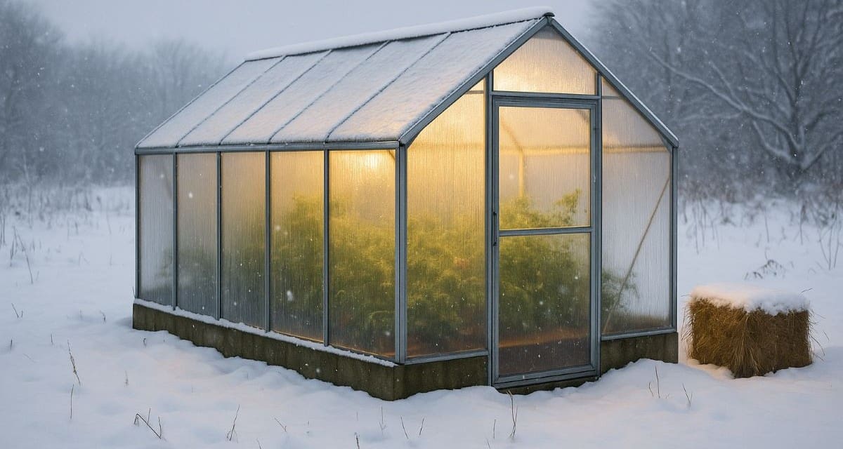 How to Keep A Greenhouse Warm in Winter